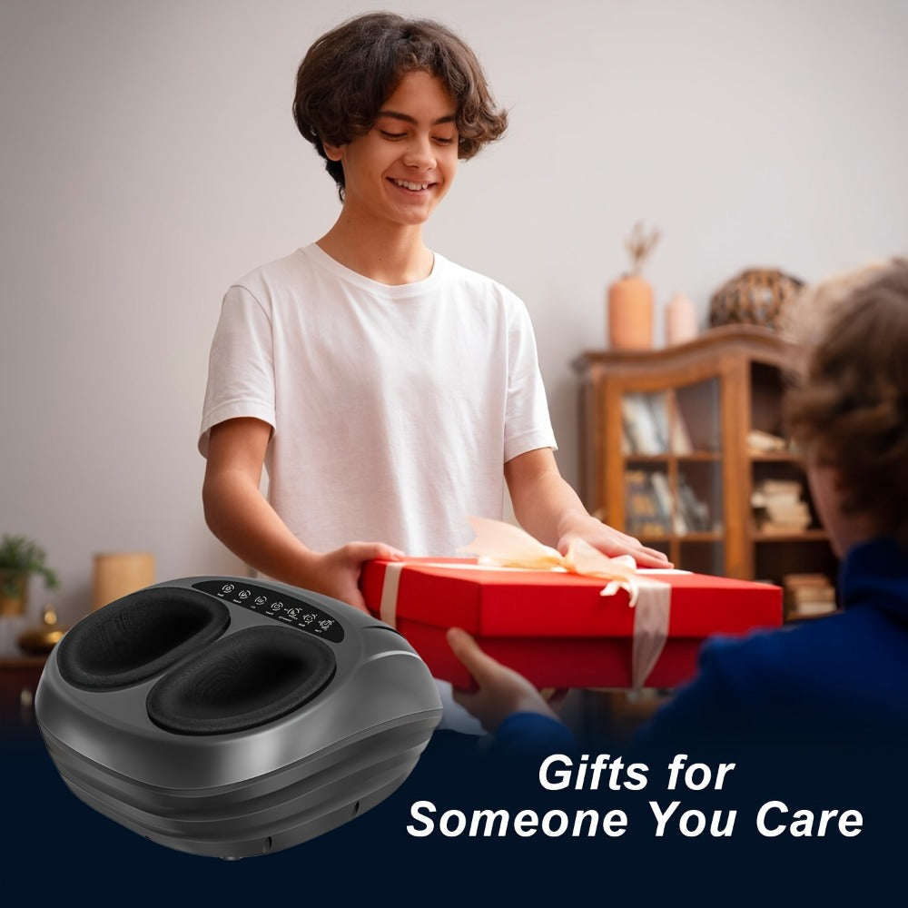 Shiatsu Foot Massager Machine with Heat, Deep Kneading Electric Foot Massager for Plantar Fasciitis