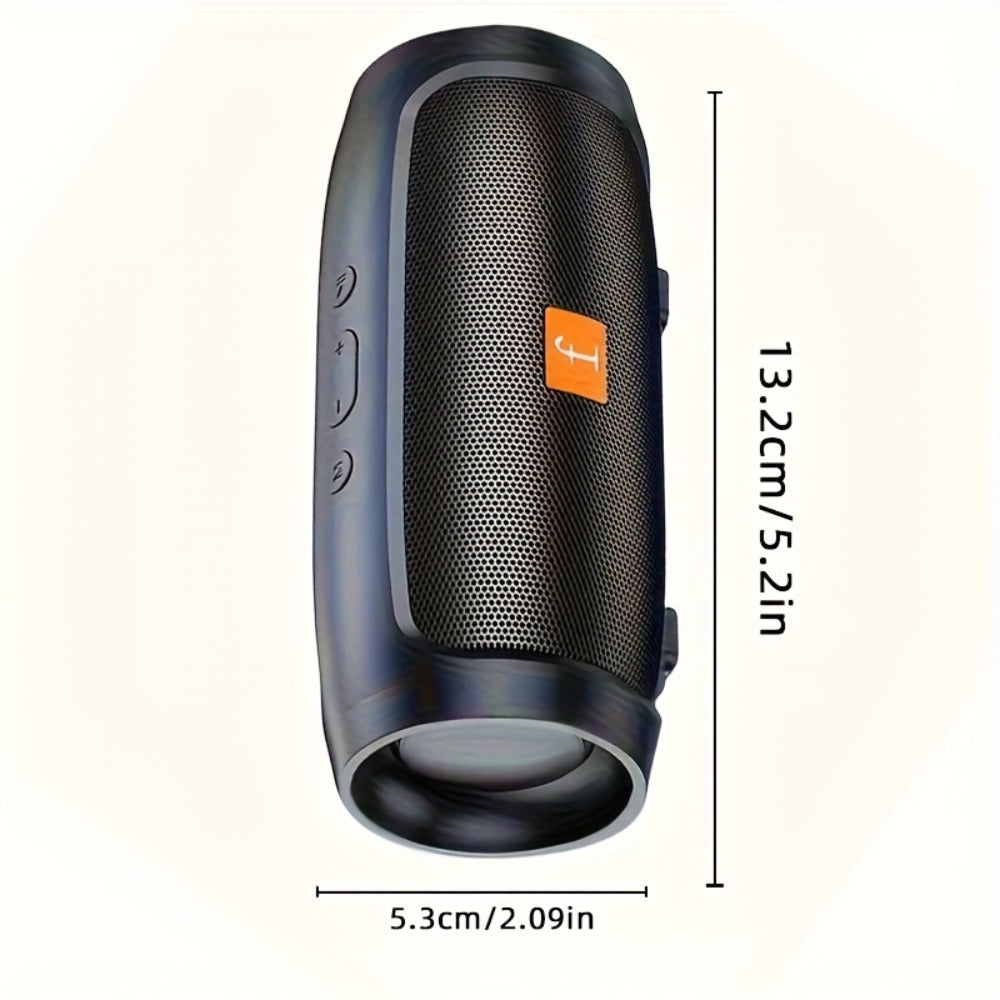 Portable Bluetooth Speaker F117 with 5.2-Channel Listing, Dual Speakers, Subwoofer and RGB Lights