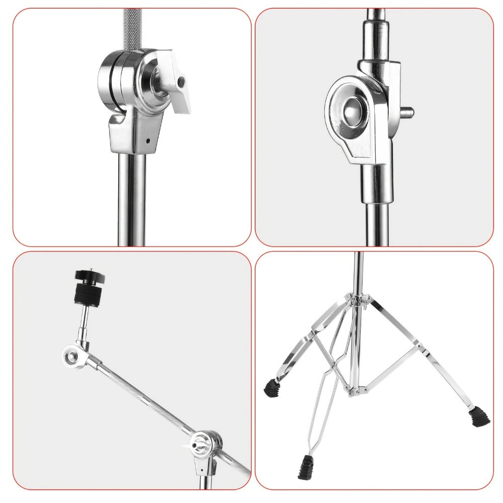 Adjustable Tambourine Stand, Upright and Boom Combo for 14 to 20-Inch Drums detail image - detail view 6