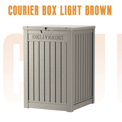 Deck Box | Outdoor Storage Bench Patio Rattan Pool Tools 400 LB Seat