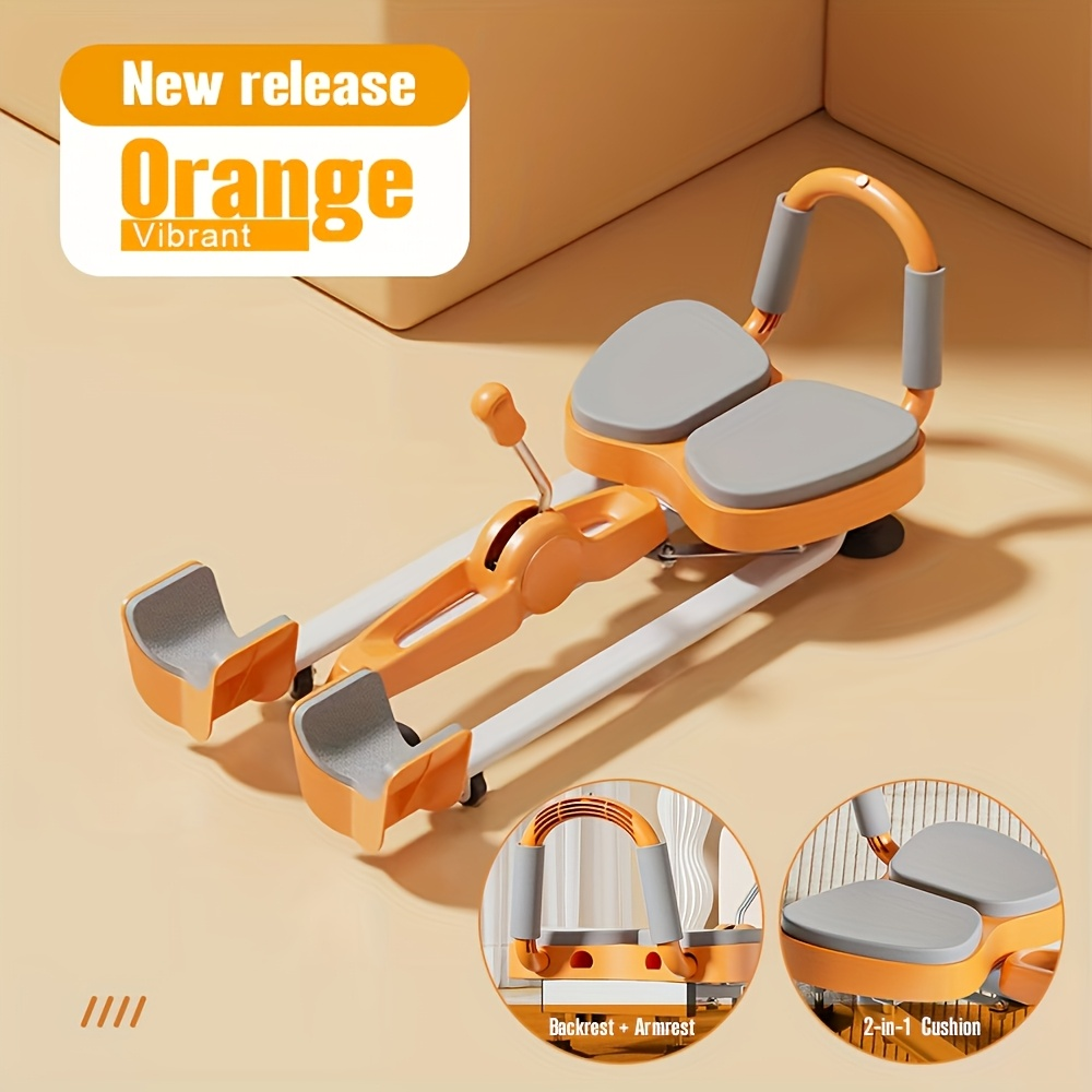 Leg Stretcher Splits Trainer 2-in-1 – 180° Adjustable, 7-Level Foot Support, Backrest & Plank Support, Foldable Ligament Stretcher for Yoga