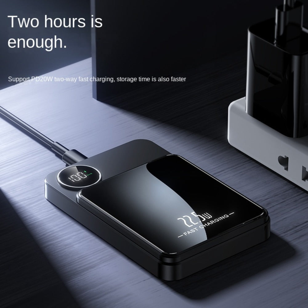 Power Bank Magnetic 5000mAh or 10000mAh with 15W Wireless Charging and LED Indicator in Three Colors