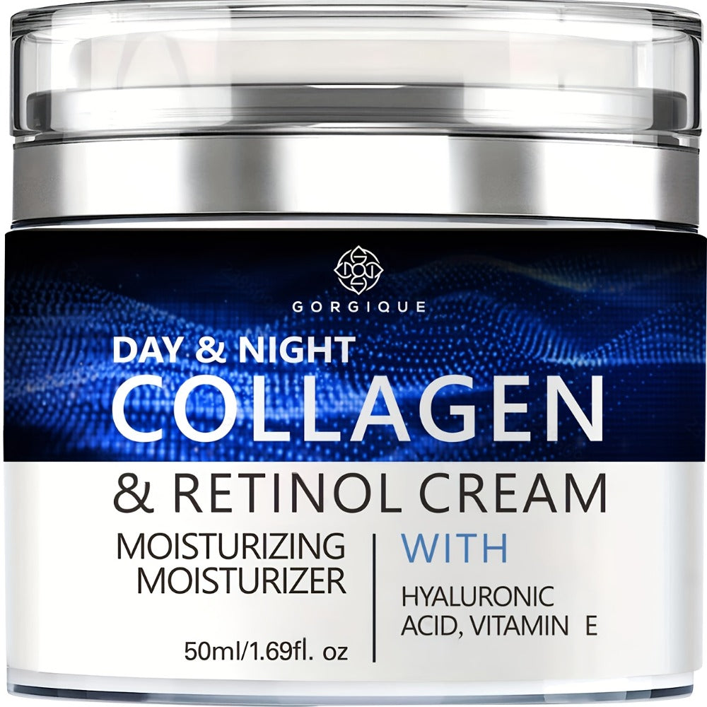Collagen Face Cream with Retinol Hyaluronic Acid Day Night Deeply Nourishing Wrinkle Skin Care for Women Men All Skin Types 50ml 100ml