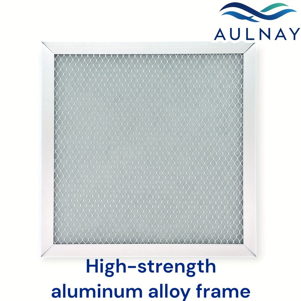 Electrostatic HVAC Air Filter MERV 8 Lifetime Reusable, 6-Layer Filtration MPR 600 FPR 5, Increases Airflow