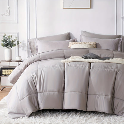 Checkered Microfiber Bed-in-a-Bag Comforter Set with Coordinated Sheets, 16 Color or Code Options and Four Sizes