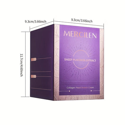 Collagen Face Cream 50g with Sheep Placenta, Hyaluronic Acid & Niacinamide, Deep with Plant Squalane for Firm