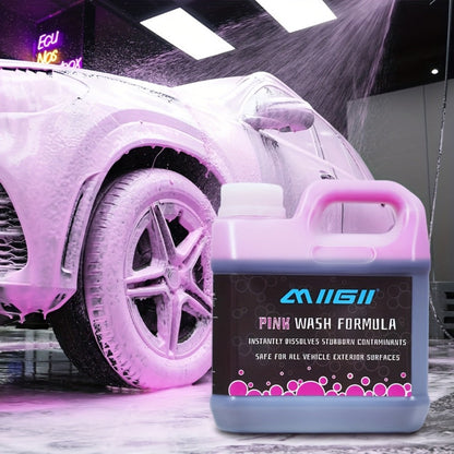 Pink Foam Pre-Wash Car Shampoo – Floral Scent Snow Foam Prewash Solution, Safe for Coatings & Paint | Foam Cannon