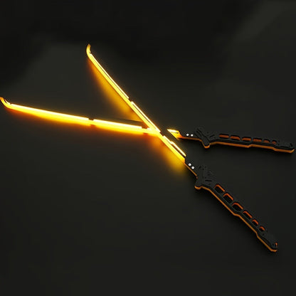 LED Cyberpunk Katana Prop 80cm Acrylic Luminous with the Listed Color, Size or Set Options for Everyday Use