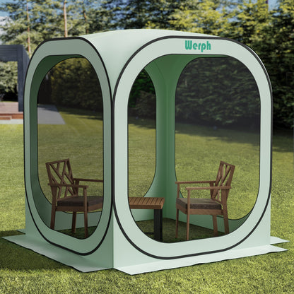 Gazebo Screen House 6x6ft Pop Up Canopy Mosquito Netting Backyard for Garden, Yard and Pest Management