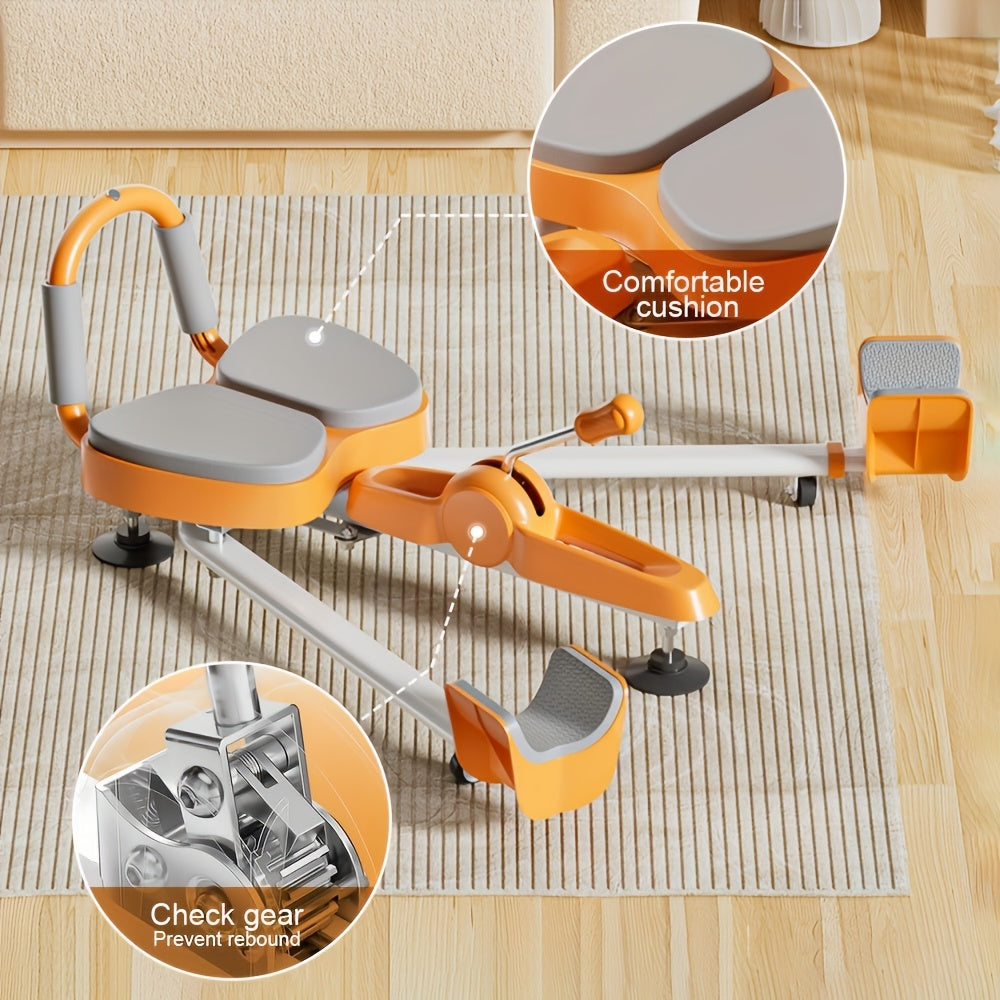 Leg Stretcher Splits Trainer 2-in-1 – 180° Adjustable, 7-Level Foot Support, Backrest & Plank Support, Foldable Ligament Stretcher for Yoga