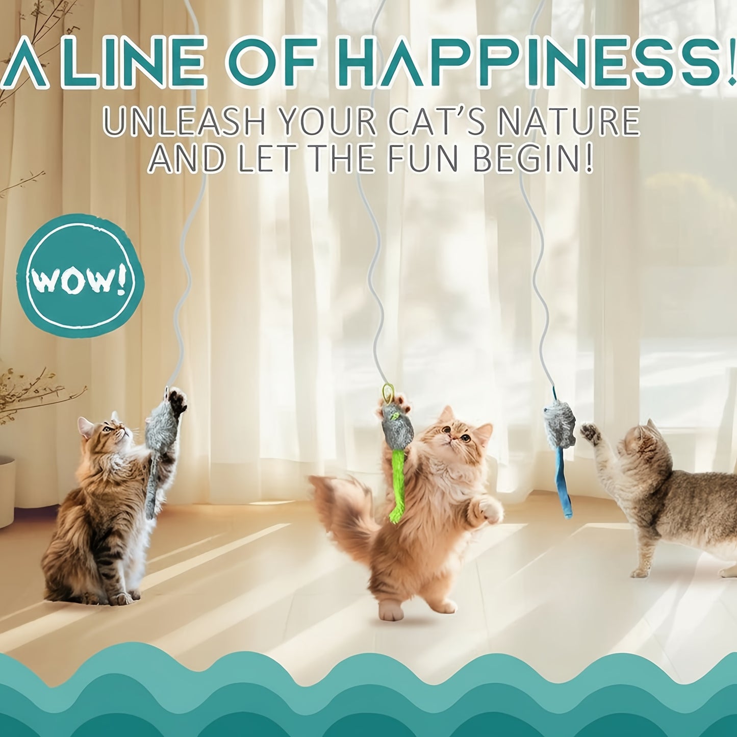 Remote Control Flying Bird Cat Toy Electric Automatic Drone with Hanging Motion Indoor Cat Enrichment Toy for Kittens Adult Cats Boredom