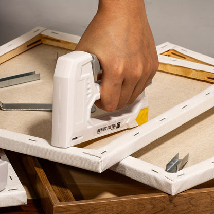 Staple Gun with Staples 1600pcs, Light Duty Upholstery Staple Gun Kit with JT21 Staples 1/4 5/16 3/8 inch & Staple Remover