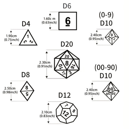 DND Dice Set 182pcs 26 Colors with the Listed Color, Size or Set Options for Everyday Use, with Listed Configuration