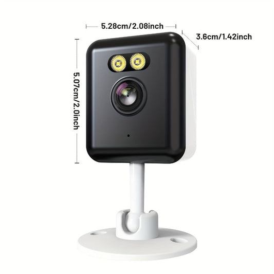 Indoor Security Camera 2-Pack with 3MP Video, Color Night Vision, Two-Way Audio and 2.4GHz WiFi