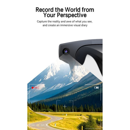 Smart Glasses with Camera and Bluetooth, 8MP Camera Eyewear with HD Video, Translation, Object Recognition