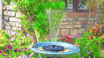 Solar Fountain Pump for Garden, Patio and Yard Use, with the Listed Configuration, for Everyday Use and Organized Storage