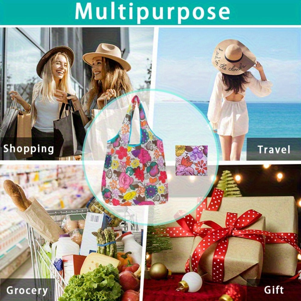 Reusable Shopping Bags Extra Large Set of 8 | 50 lb Foldable Zipper Tote Bags | Non-Woven Leak-Proof Machine Washable | Grocery Beach Picnic