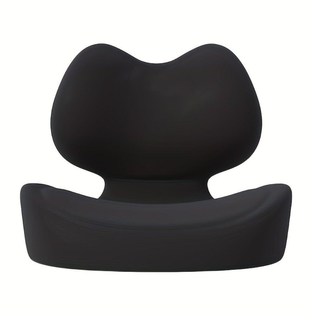 Ergonomic Seat Cushion for Tailbone & Lumbar Pain Relief – Memory Foam L-Shaped Car & Office Chair Cushion for Truck Drivers & Long Sitting