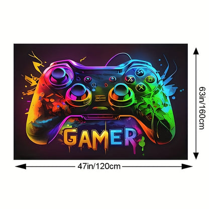 Gaming Mouse Pad Large Extended Cyberpunk Controller Design Desk Mat for PC Console Streaming for an Everyday Personal Care Routine