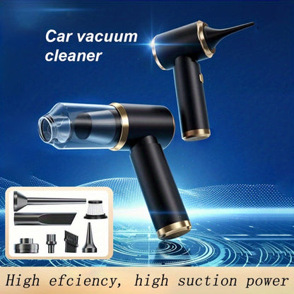 2-in-1 Handheld Vacuum Blower USB Rechargeable Cordless Mini Vacuum Cleaner Blow Suction Mode for Entryways, Bedrooms and Living Spaces