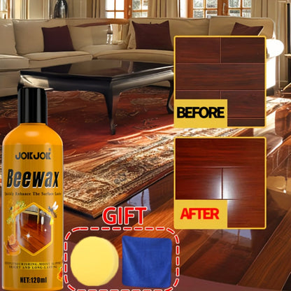 Beeswax Wood Polish & Kit, Natural Wood Furniture Care Wax Deeply Moisturizes, Removes Scratches & Dullness