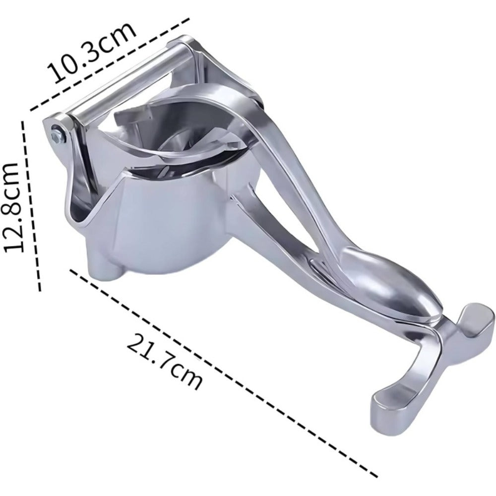 Manual Citrus Juicer, Aluminum Lemon Squeezer with Lever Press, Removable Filter, Easy Squeeze Extractor for Lemon