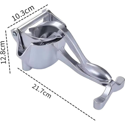 Manual Citrus Juicer, Aluminum Lemon Squeezer with Lever Press, Removable Filter, Easy Squeeze Extractor for Lemon