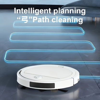 2000Pa Robot Vacuum Cleaner 150-Min Battery, Multifunctional Auto Floor Cleaner for Pet Hair, Dust & Paper Debris