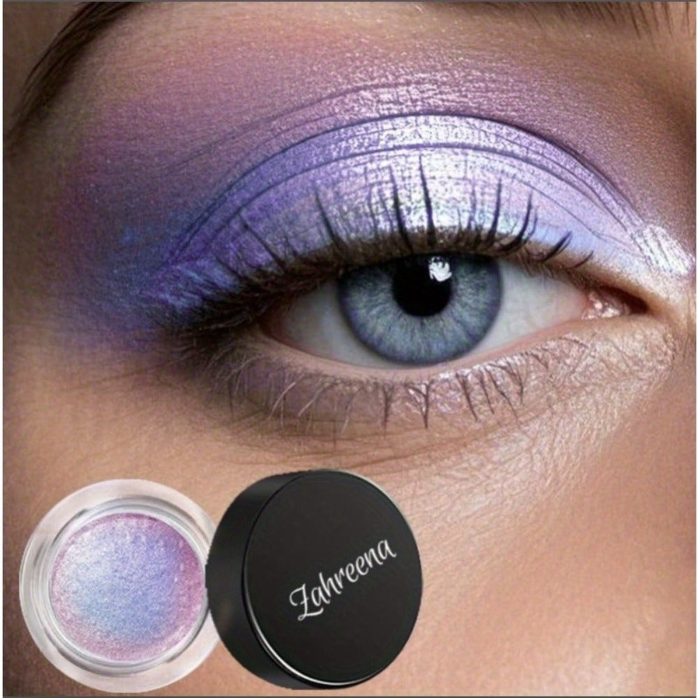 Holographic Glitter Eyeshadow Gel Jelly Shimmer Waterproof Long-Lasting Indigo Twilight Purple Blue Gradient Eye Makeup for Party Halloween