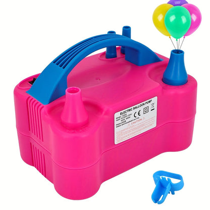 Electric Balloon Pump 4-in-1 with Triple Nozzles – Fast Inflator Deflator for All Balloons Latex Foil 260Q Mylar