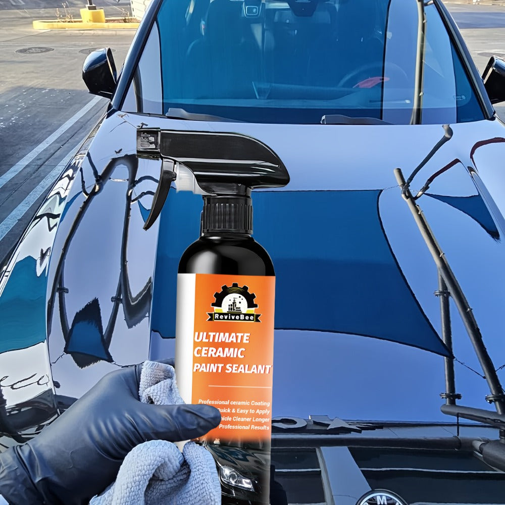 Nano Ceramic Paint Sealant 200ml – Car Ceramic Coating, Paint Restorer & Polish for Long-Lasting Gloss and Paint Protection