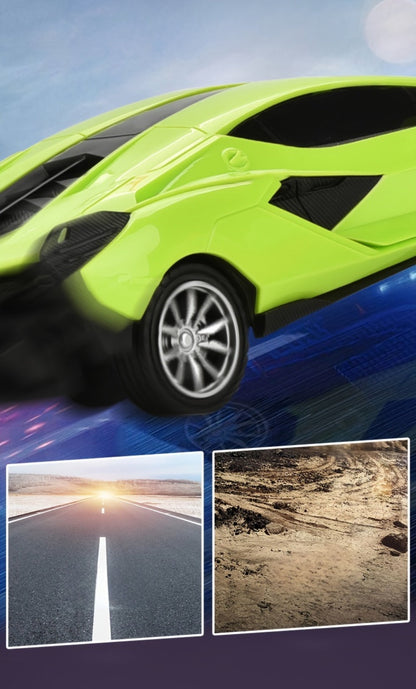 High-Speed Drift RC Car 1:24 Scale with LED Lights 4-Channel Simulation Model Remote Control Car for Kids Boys Girls