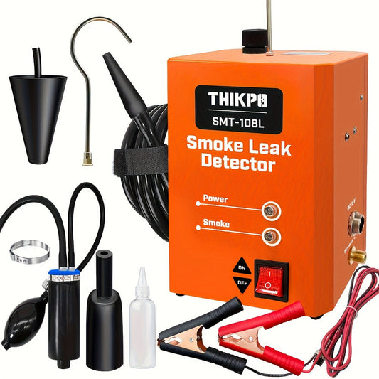 Automotive Smoke Machine Leak Tester with Built-in Air Pump, EVAP Vacuum Pipe & Fuel System Leak Detector