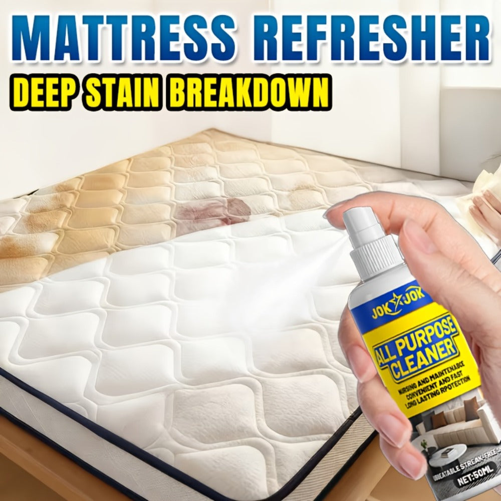 Dry Cleaning Spray for Sofa, Carpet & Leather, Waterless Fabric Stain Remover Spray with Glycerin
