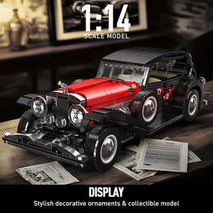 Mould King 10114 Vintage Classic Car Building Blocks Set 1308 Pcs with the Listed Color, Size or Set Options for Everyday Use