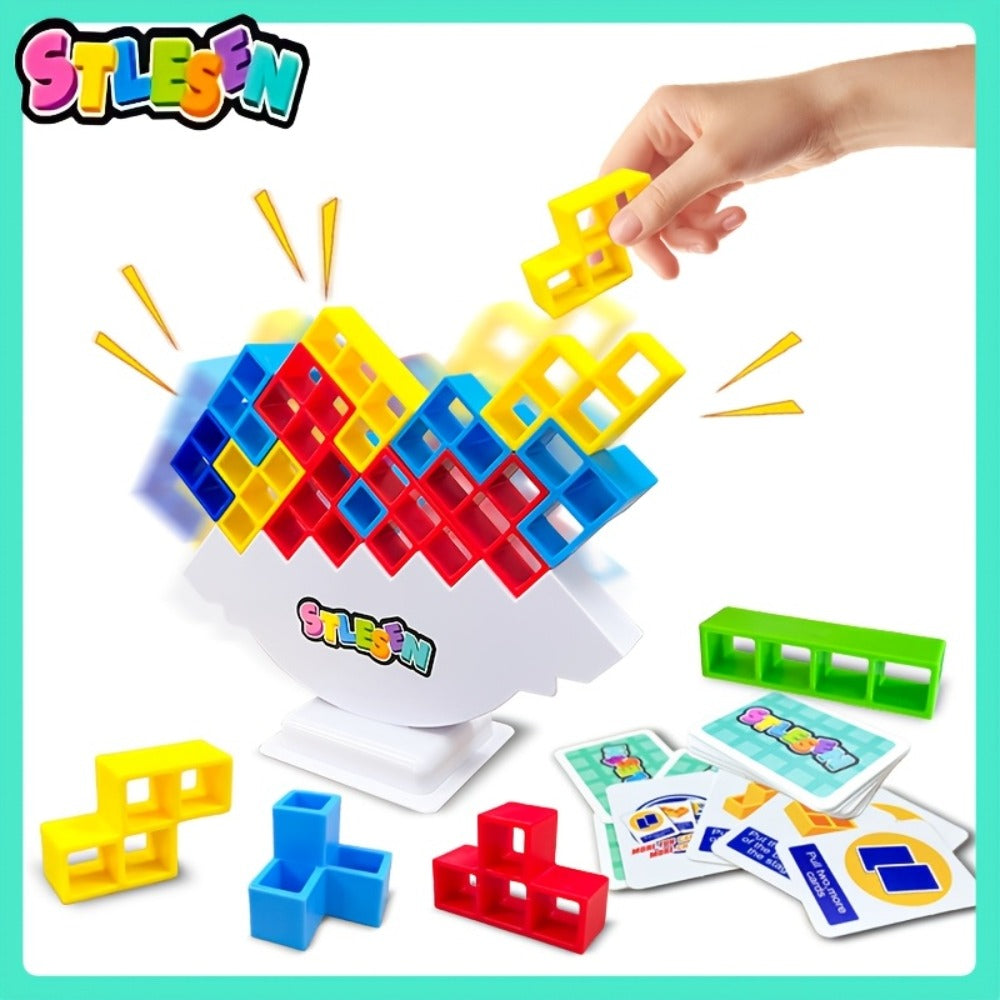 Balancing Stacking Blocks Game Set with the Listed Color, Size or Set Options for Everyday Use
