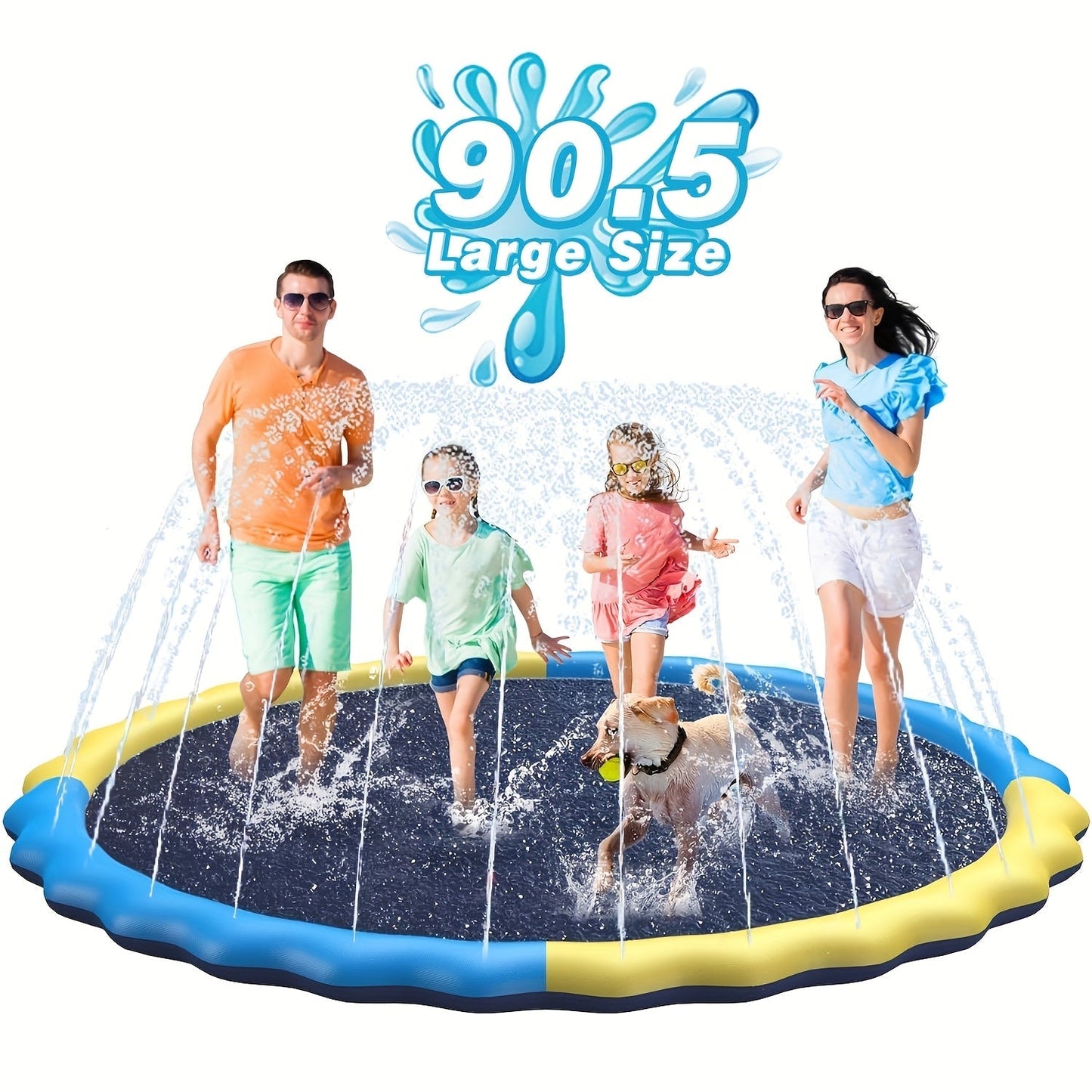 Splash Pad Sprinkler for Kids for Garden, Patio and Yard Use, with the Listed Configuration