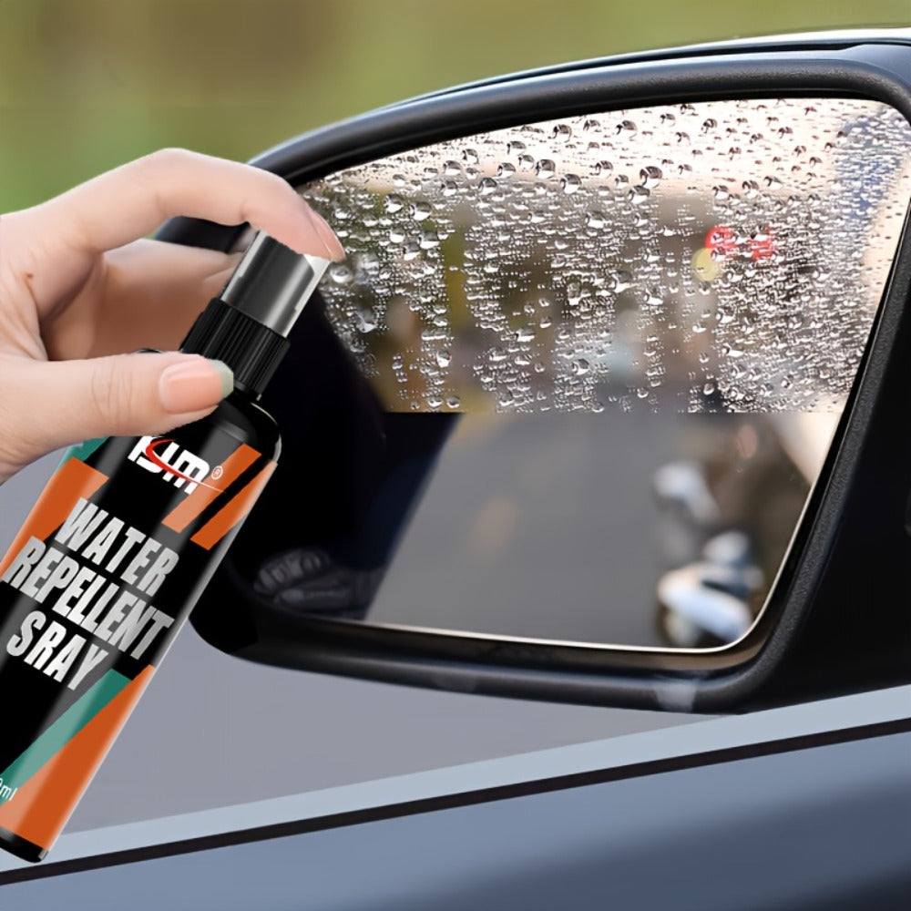 Car Windshield Waterproof Anti-Fog Spray 3.38oz – Hydrophobic Glass Coating | Oil Film Remover | Rain Repellent for Car Windows