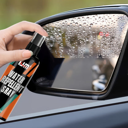 Car Windshield Waterproof Anti-Fog Spray 3.38oz – Hydrophobic Glass Coating | Oil Film Remover | Rain Repellent for Car Windows