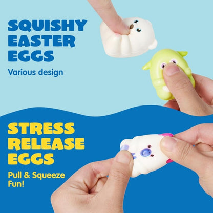Mochi Squishy Toys 20 Pack, Slow Rising Cute Animal Squishies Bulk Party Favors for Kids, Classroom Prizes