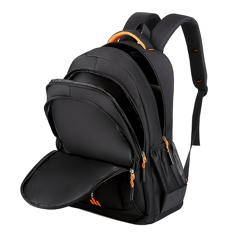Business Travel Backpack for Men – Large Capacity Durable Nylon, Multi-Compartment, Adjustable Shoulder Straps