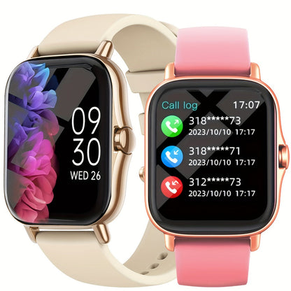 Smartwatch Large Screen with Bluetooth Calling, Unisex Bluetooth, Message Reminder, Multiple Sport Modes, Heart Rate and Sleep Readouts