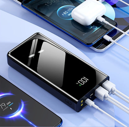 50000mAh High Power Bank Portable Charger LED Display USB-C Micro USB Fast Charging Multi-Port for an Everyday Personal Care Routine