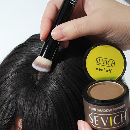 Hair Root & Hairline Concealer Powder Kit with Brush, Instant Coverage for Thinning Hair, Receding Hairline & Bald Spots