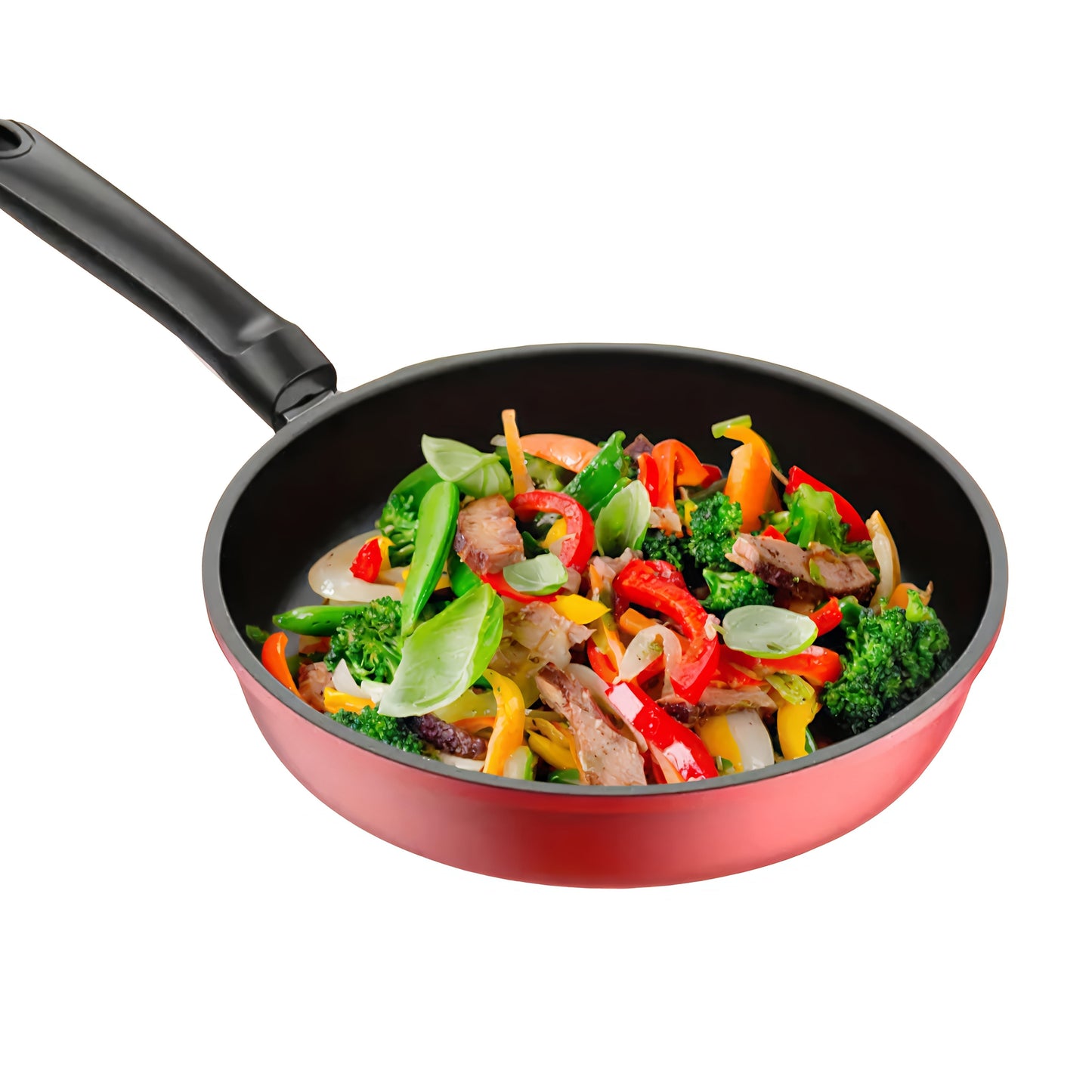Non-Stick Cookware Set Pots and Pans 10 & 12 Piece, Heat-Resistant Frying Pan, Saucepan & Stewpot