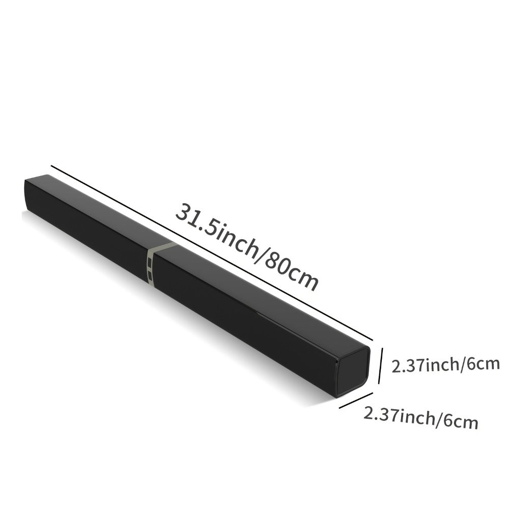 Detachable 31.5-Inch TV Soundbar with Remote, ARC, Optical and AUX Connections and Subwoofer Options