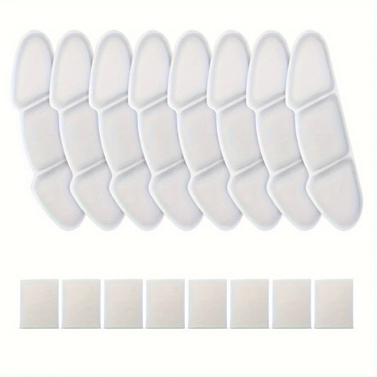 Pet Water Fountain Replacement Filters – 8 Filter Cartridges & 8 Cleaning Sponges for 132oz / 4L Stainless Steel Cat & Dog Water Fountain