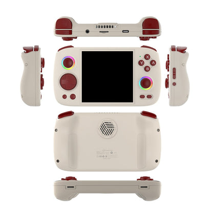 Handheld Game Console Anbernic RG Cube with 3.95-Inch IPS OCA Full-Lamination, 720x720 (Square), Multi-Touch, 128GB game-card bundle