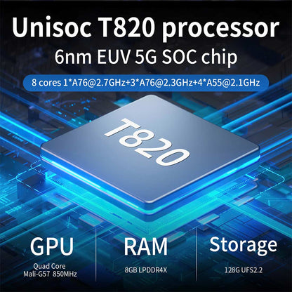 Handheld Game Console Anbernic RG Cube with 3.95-Inch IPS OCA Full-Lamination, 720x720 (Square), Multi-Touch, 128GB game-card bundle