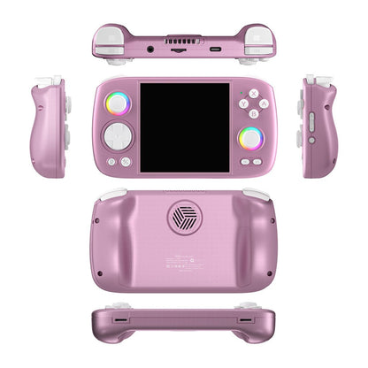 Handheld Game Console Anbernic RG Cube with 3.95-Inch IPS OCA Full-Lamination, 720x720 (Square), Multi-Touch, 128GB game-card bundle